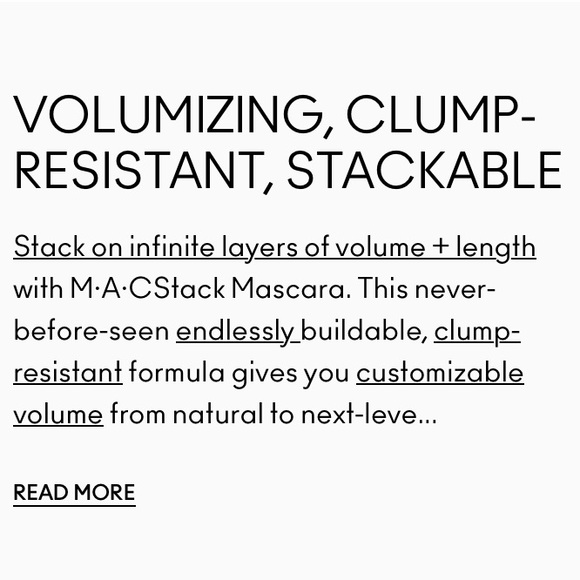 x1 MAC STACK MEGA MASCARA FULL SIZE BRAND NEW BOXED - Picture 7 of 10